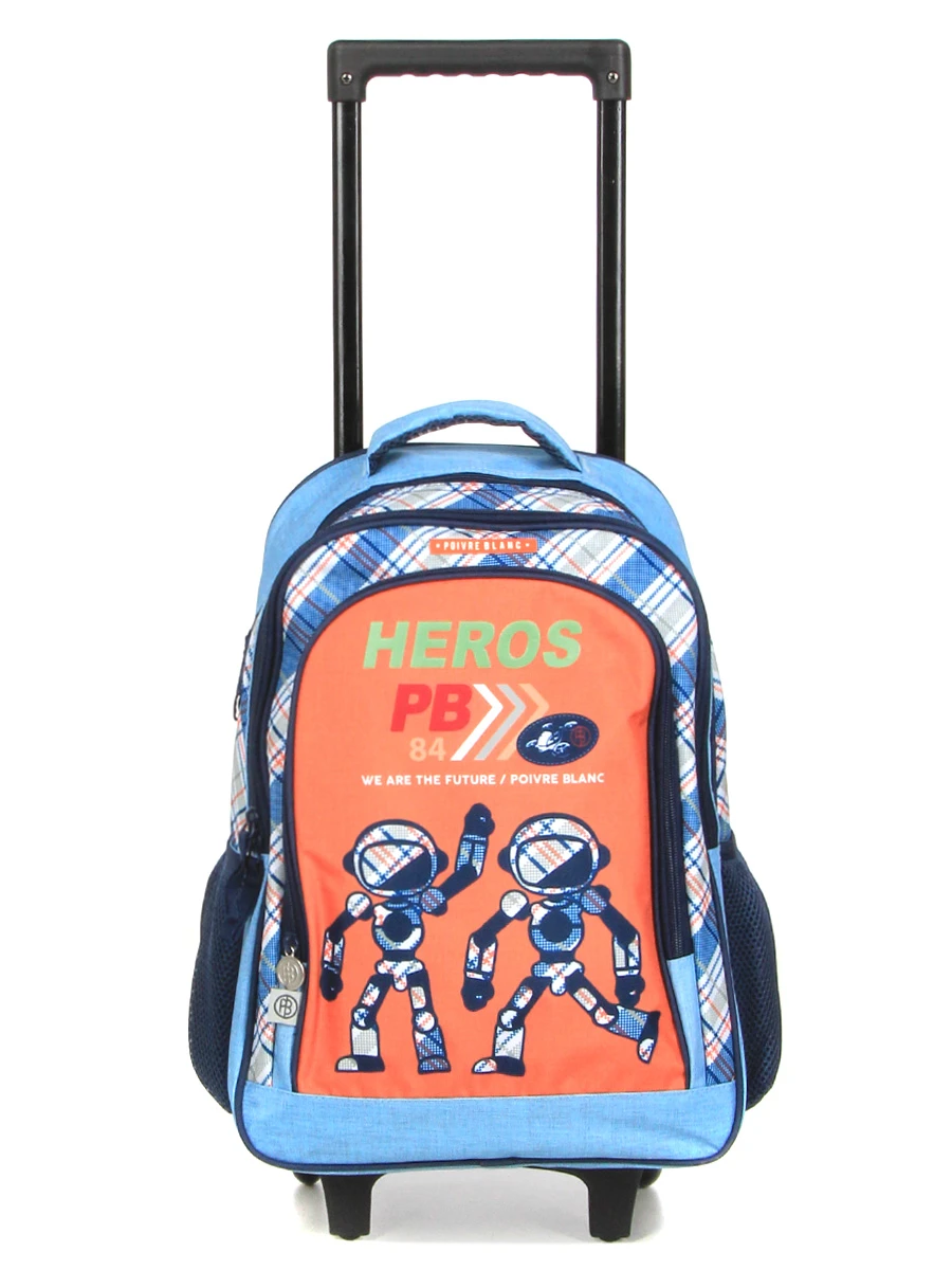 Sac à Dos à Roulettes Poivre Blanc Boy Robot 2 Sac à Dos à Roulettes Poivre Blanc Boy Robot – Image 2