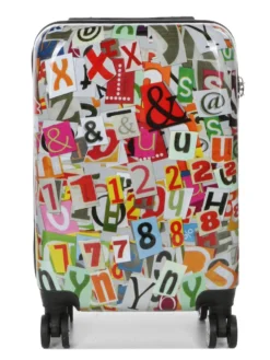 Valise Madisson Newspaper Letters 55 Cm -Delsey Valises Boutique valise madisson 872843z