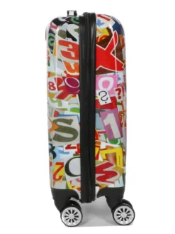Valise Madisson Newspaper Letters 55 Cm -Delsey Valises Boutique valise madisson 872844z