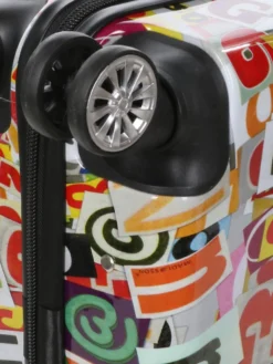 Valise Madisson Newspaper Letters 55 Cm -Delsey Valises Boutique valise madisson 872851z