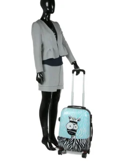 Valise Worldline Zebra 54 Cm -Delsey Valises Boutique valise worldline 477994z